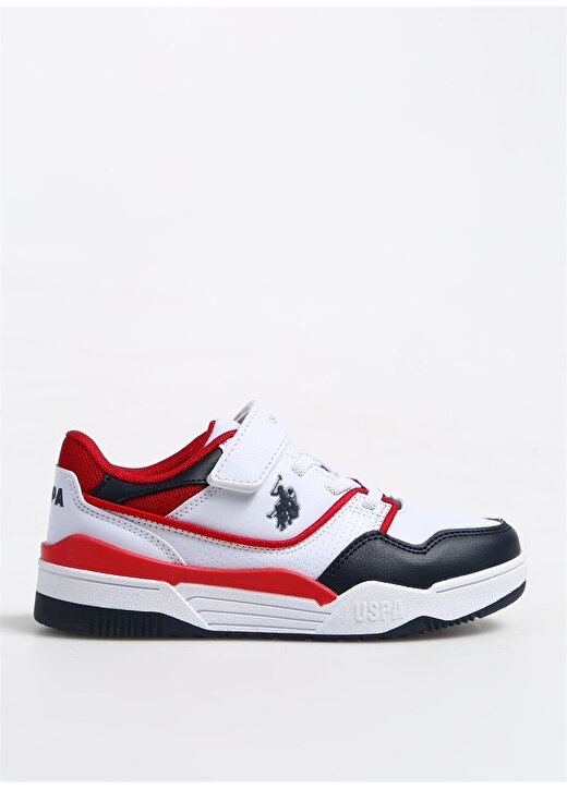 U.S. Polo Assn. Lacivert - Beyaz - Kırmızı Erkek Çocuk Sneaker MARTELL JR 4FX 1