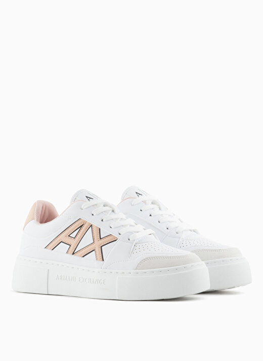 Armani Exchange Beyaz Kadın Sneaker XDX147XV830K722   3