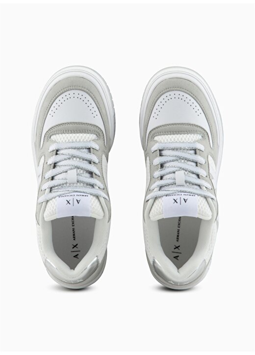 Armani Exchange Beyaz - Gri Kadın Sneaker XDX150XV831T796 3
