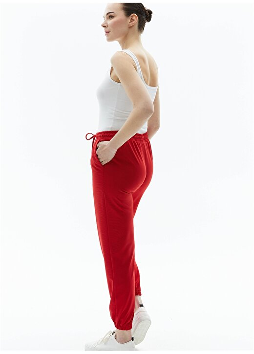 Selen Normal Bel Standart Kırmızı Kadın Pantolon 24YSL5179 4