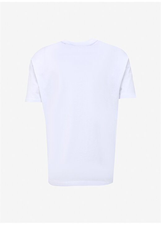 Armani Exchange Bisiklet Yaka Baskılı Beyaz Erkek T-Shirt 8NZTPQ ZJH4Z 1100 2