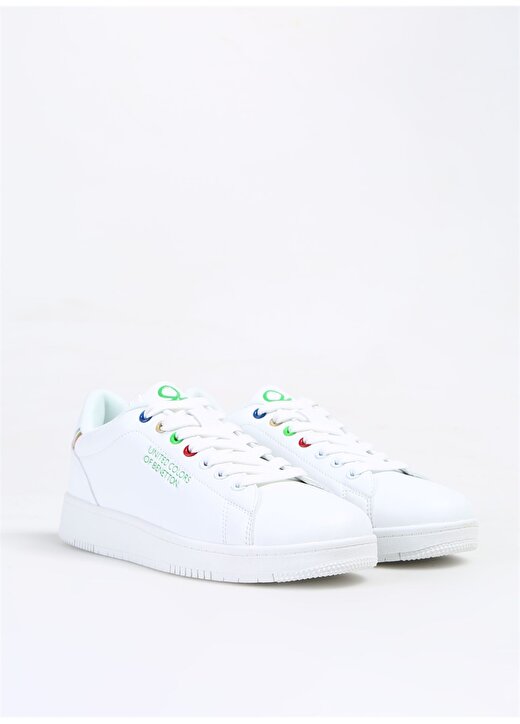 Benetton Beyaz Kadın Sneaker BNI-10060 2