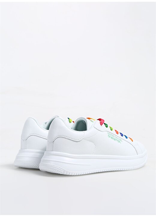 Benetton Beyaz Kadın Sneaker BNI-10061 3