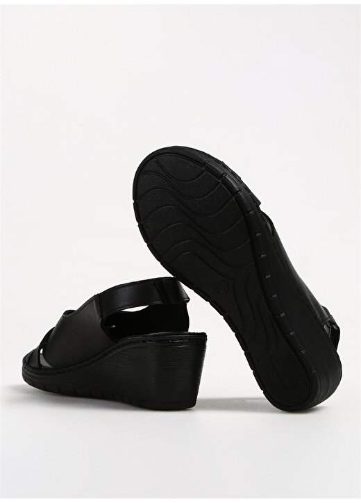 Pierre Cardin Siyah Kadın Sandalet PC-5125 4