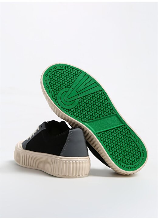 Benetton Siyah - Beyaz Kadın Sneaker BNI-10105 4