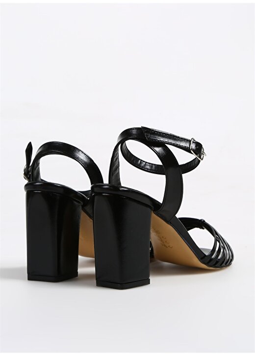 Pierre Cardin Siyah Kadın Topuklu Sandalet PC-53057 3