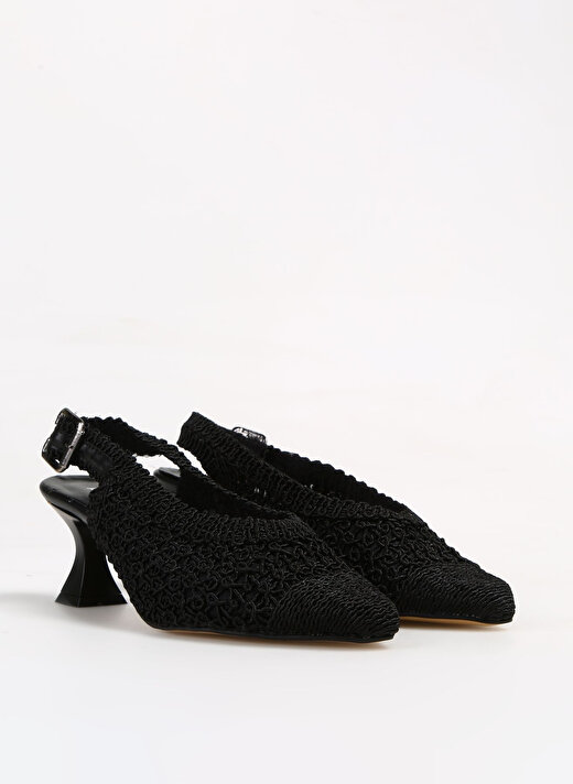 Pierre Cardin Siyah Kadın Topuklu Ayakkabı PC-53081   2