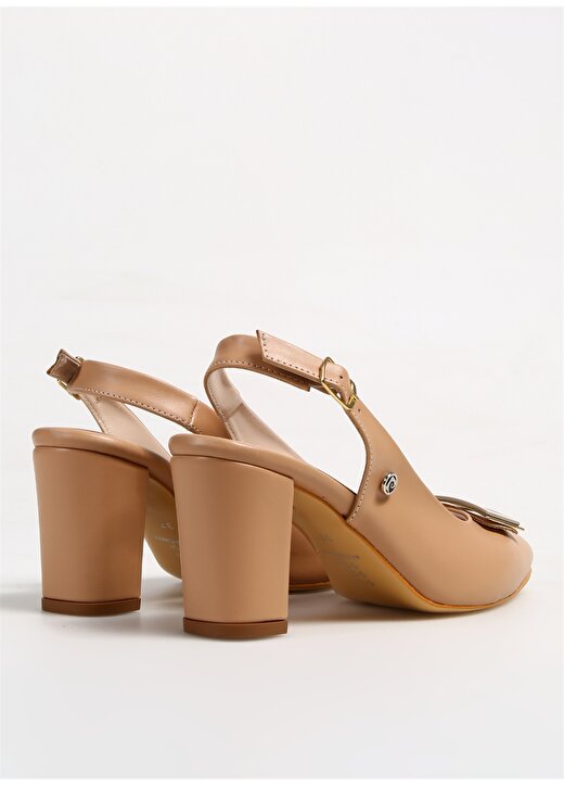 Pierre Cardin Bej Kadın Topuklu Ayakkabı PC-53113 3