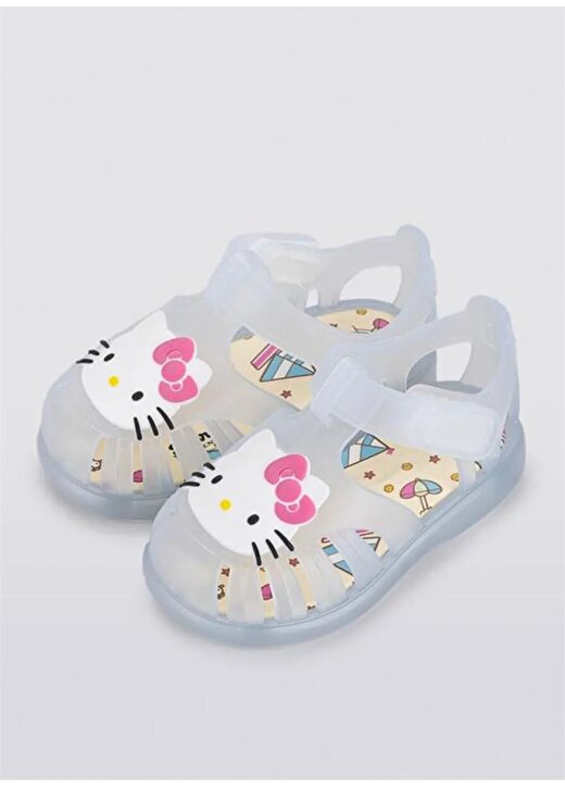 Igor Beyaz Kız Bebek Sandalet S10268 TOBBY V.KITTY 2