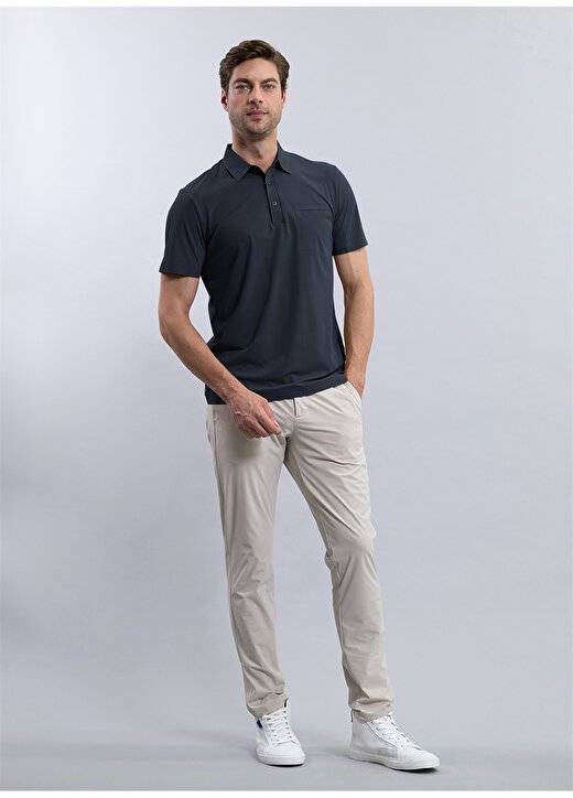 Duno Düz Lacivert Erkek Polo T-Shirt TIBOR DEIVA 1