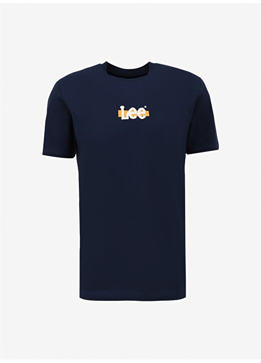 Lee Bisiklet Yaka Lacivert Erkek T-Shirt L241521410 Loose Fit T-Shirt 1