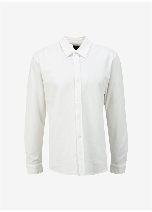 Lee Regular Fit Beyaz Erkek Gömlek L241567100 Uzun Kollu Gömlek 1