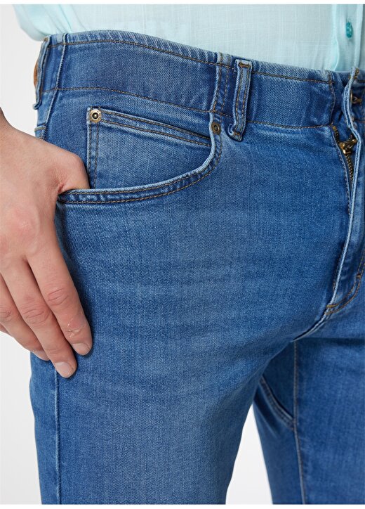 Lee Normal Bel Slim Tapered Mavi Erkek Denim Pantolon L72A007G18 Extreme Motion Slim Pant 3