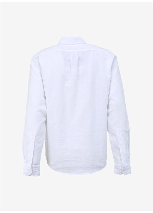 Lee Loose Fit Beyaz Erkek Gömlek L66N205295100 Uzun Kollu Gömlek 2