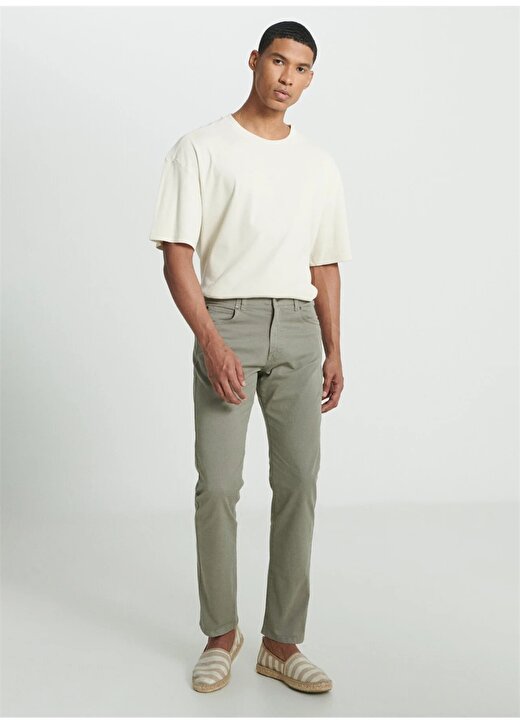 Lee Normal Bel Slim Fit Yeşil Erkek Chino Pantolon L72AA5708A95 Extrememotion Slim Pan 1