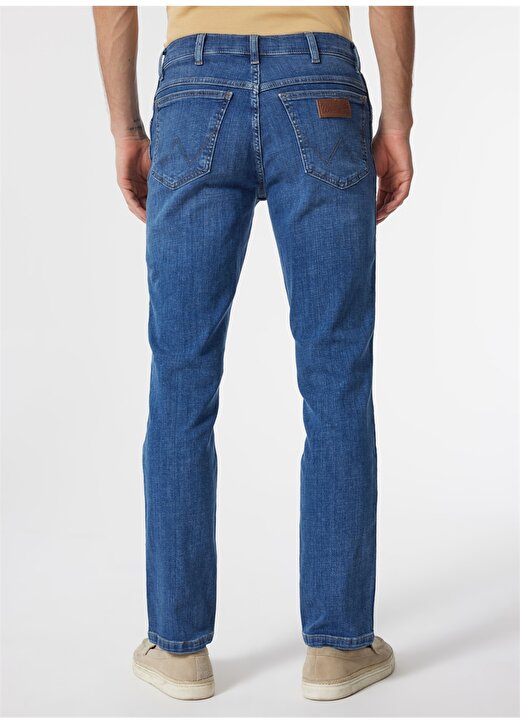 Wrangler Normal Bel Slim Fit Koyu Mavi Erkek Denim Pantolon W12S084W83 Texas Slim Jean Pantolon 4