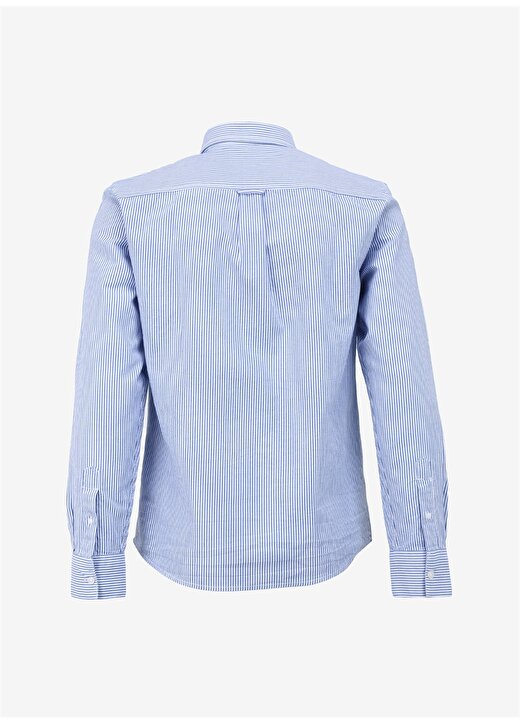 Wrangler Regular Fit Mavi Erkek Gömlek W5A2205580X05 Uzun Kollu Gömlek 2