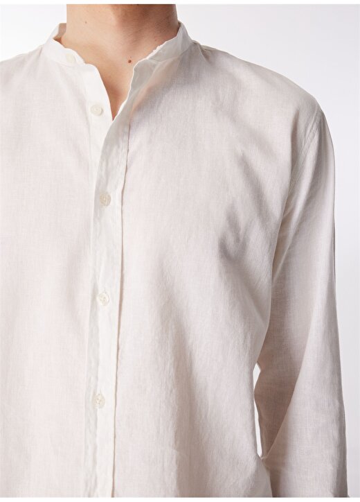 Wrangler Relaxed Beyaz Erkek Gömlek W241577100 Uzun Kollu Gömlek 4