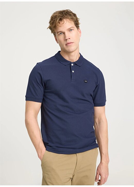 Wrangler Lacivert Erkek Polo T-Shirt W7D5K4XX2T410 Kısa Kollu Polo Tshir 2