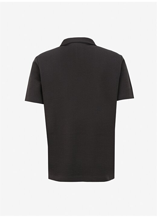 Wrangler Siyah Erkek Polo T-Shirt W7NQ20528633W Fermuarlı Polo T-Shir 2