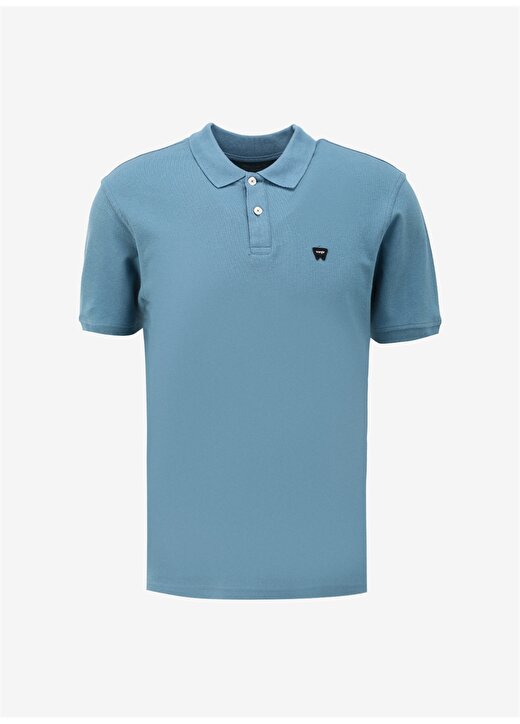 Wrangler Açık Mavi Erkek Polo T-Shirt W7D5K4XX2T404 Kısa Kollu Polo Tshir 1