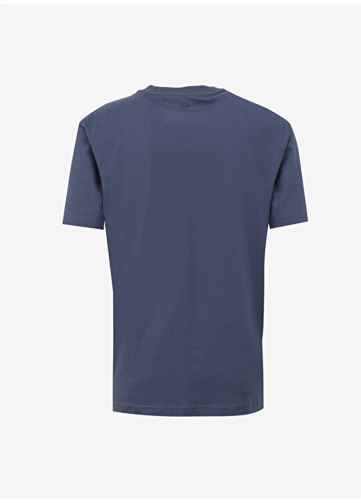 Gap Bisiklet Yaka Düz Koyu Mavi Erkek T-Shirt 507947 2
