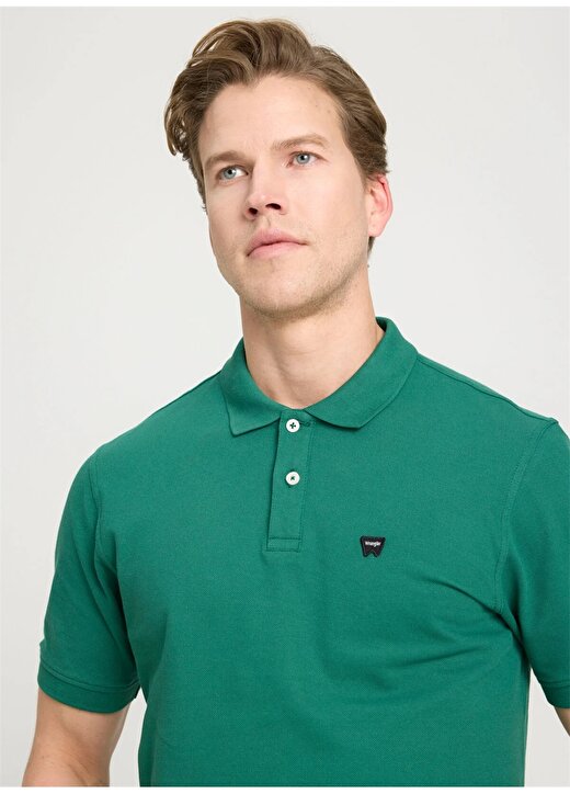 Wrangler Yeşil Erkek Polo T-Shirt W7D5K4XX2T300 Kısa Kollu Polo Tshir 4