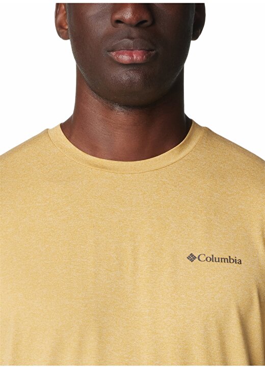 Columbia Kahve Erkek O Yaka Standart Fit T-Shirt 2074581292_AO5545 2