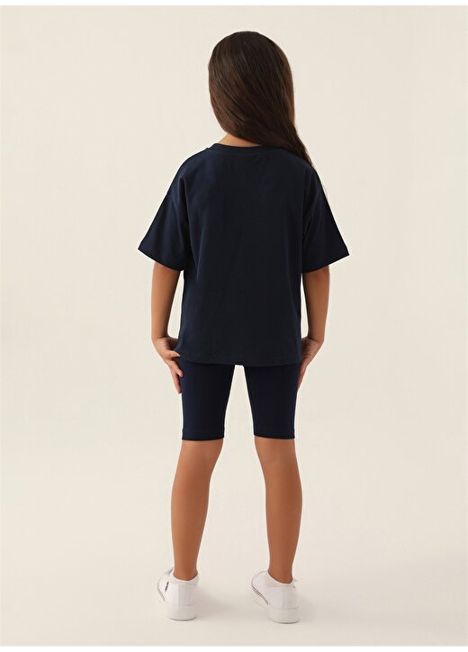 U.S. Polo Assn. Siyah Kız Çocuk Pijama Takımı US1846 3
