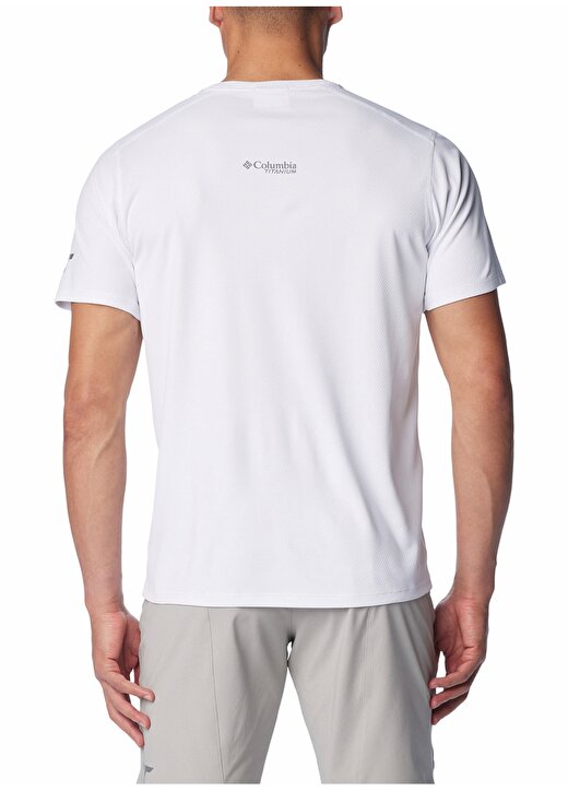 Columbia Beyaz Erkek O Yaka Normal Kalıp Baskılı T-Shirt 2071891100_AO4786 4