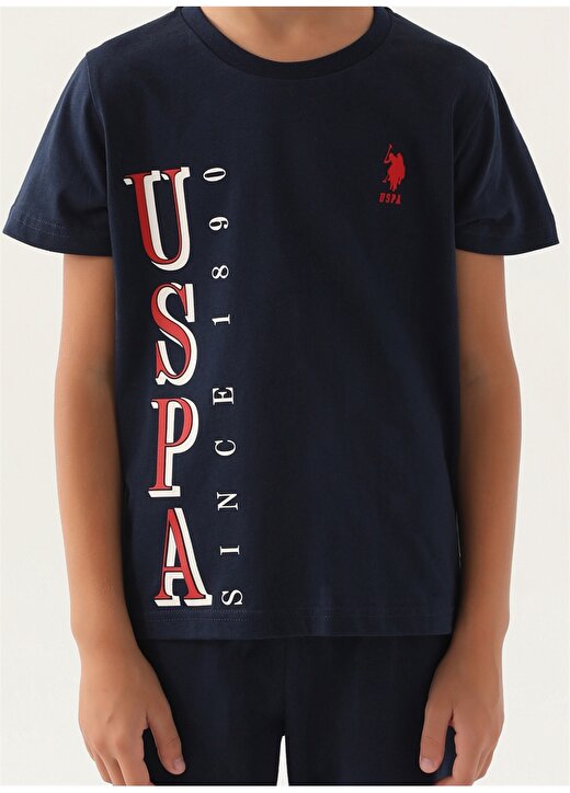 U.S. Polo Assn. Lacivert Erkek Çocuk Pijama Takımı US1752 4