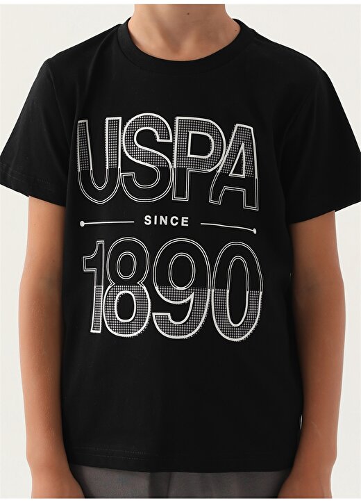 U.S. Polo Assn. Siyah Gri Erkek Çocuk Pijama Takımı US1760 4