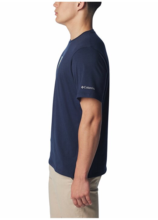 Columbia Lacivert Erkek O Yaka Normal Kalıp Baskılı T-Shirt 1931171472_AO0806 3