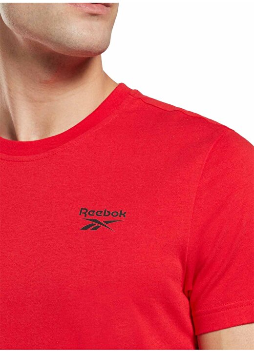 Reebok 100070678 RI Left Chest Logo Turuncu Erkek Yuvarlak Yaka Standart Fit T-Shirt 2