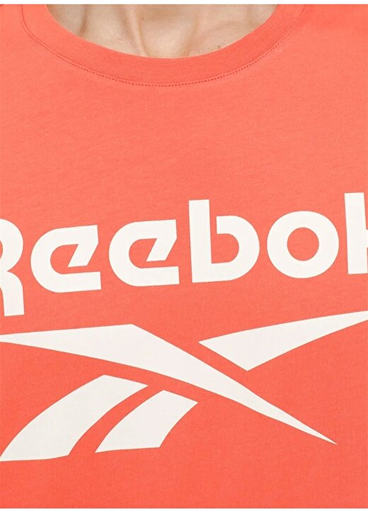 Reebok IU4085 REEBOK IDENTITY BIG LOGO Turuncu Erkek Yuvarlak Yaka Normal Kalıp T-Shirt 4