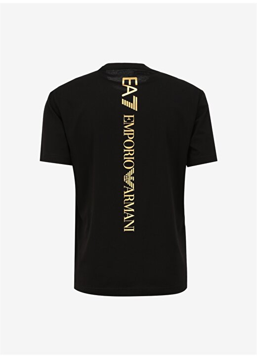 EA7 Bisiklet Yaka Siyah Erkek T-Shirt 8NPT18PJ02Z 2