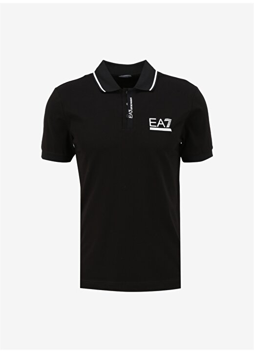 EA7 Siyah Erkek Polo T-Shirt 3DPF17PJ03Z 1