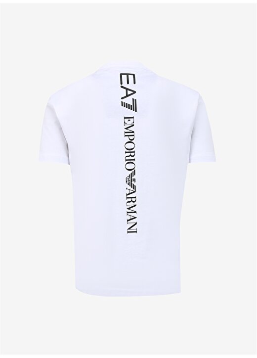 EA7 Bisiklet Yaka Beyaz Erkek T-Shirt 8NPT18PJ02Z 2