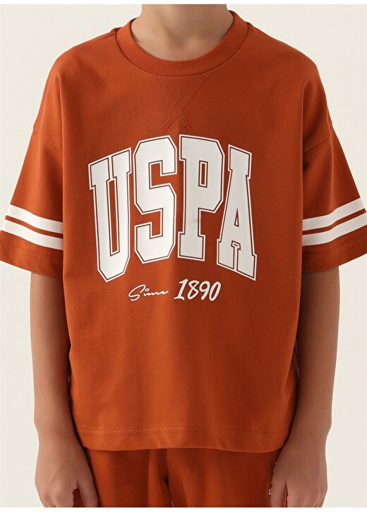 U.S. Polo Assn. Kiremit Erkek Çocuk Pijama Takımı US1709 3