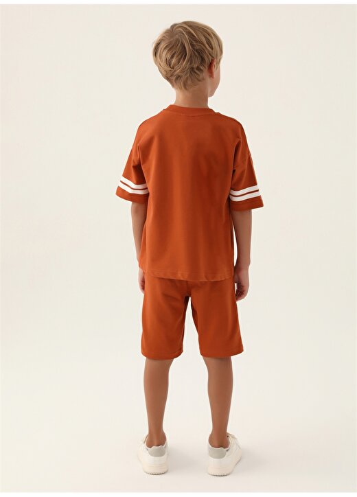 U.S. Polo Assn. Kiremit Erkek Çocuk Pijama Takımı US1709 4