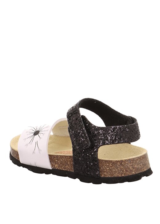 Superfit Siyah - Beyaz Kız Bebek Sandalet 1-000115-0010-1 4