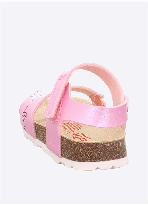 Superfit Pembe Kız Bebek Sandalet 1-000115-5500-1 4