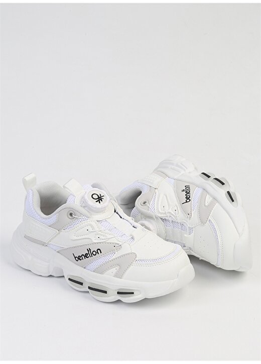 Benetton Beyaz Kız Çocuk Sneaker BNI-10253 3