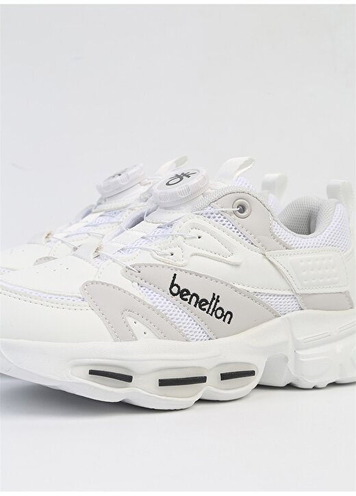 Benetton Beyaz Kız Çocuk Sneaker BNI-10253 4