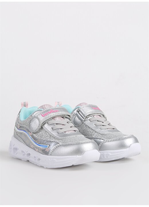 Benetton Gümüş Kız Çocuk Sneaker BNI-10183 2
