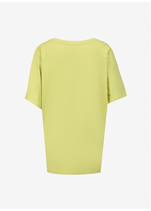 Faik Sönmez V Yaka Limon Kadın T-Shirt U68653 2