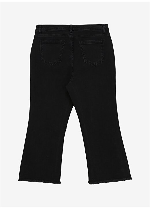 Faik Sönmez Normal Bel Normal Paça Slim Fit Antrasit Kadın Denim Pantolon U68459 2