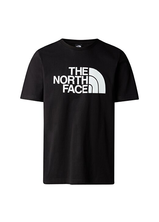 The North Face Siyah Erkek Bisiklet Yaka Baskılı T-Shirt NF0A8955JK31_M S/S HALF DOME TEE 1