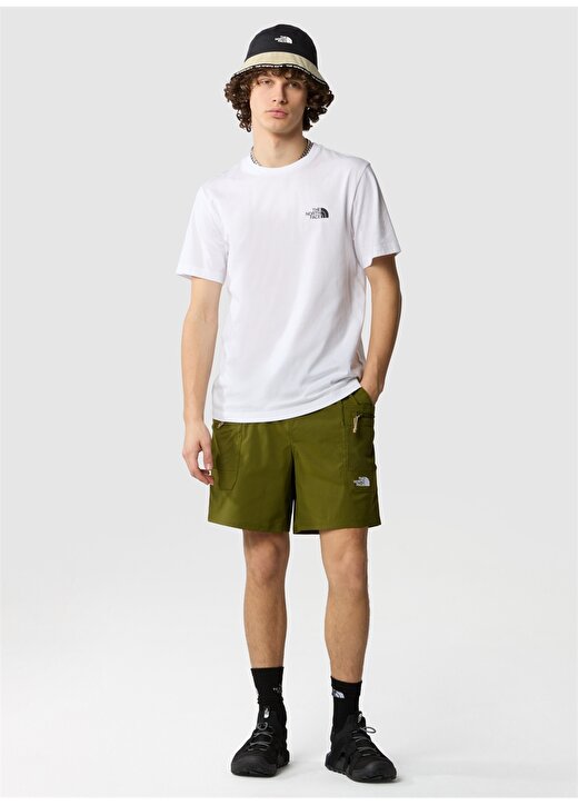 The North Face Beyaz Erkek Bisiklet Yaka T-Shirt NF0A87NGFN41_M S/S SIMPLE DOME TEE 2