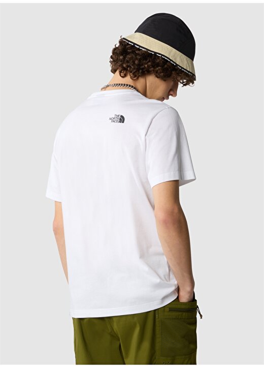 The North Face Beyaz Erkek Bisiklet Yaka T-Shirt NF0A87NGFN41_M S/S SIMPLE DOME TEE 3